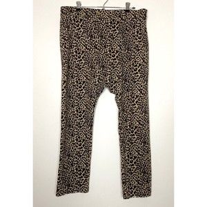 NWT Women’s Sandrine Rose Leopard Harem Style Sweatpants Size M